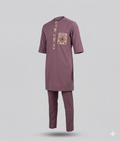 Men's Embroidered Senator Set
