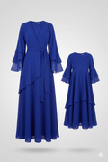 Mother & Daughter Chiffon Wrap Dress