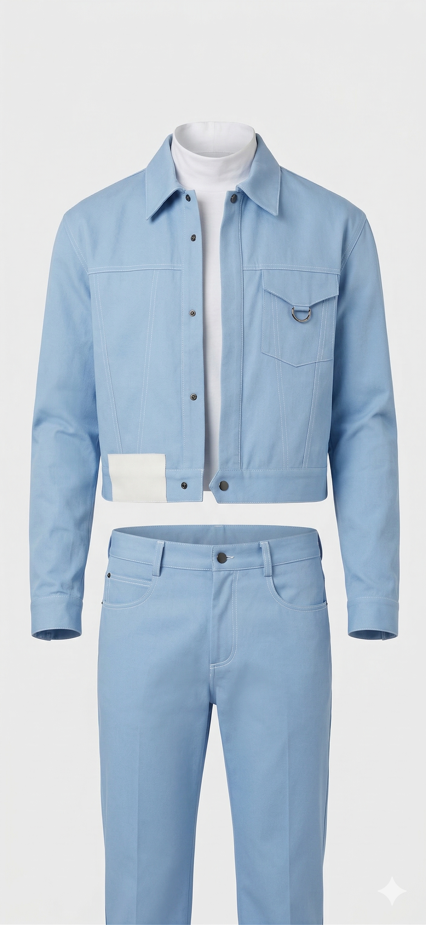 SKY BLUE DENIM CO-ORD SET